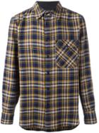 Rag & Bone Checked Shirt, Men's, Size: Xl, Blue, Cotton/wool