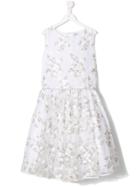 Lesy Teen Floral Print Dress - White