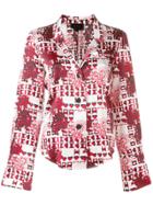 Snow Xue Gao Floral Print Shirt - Red