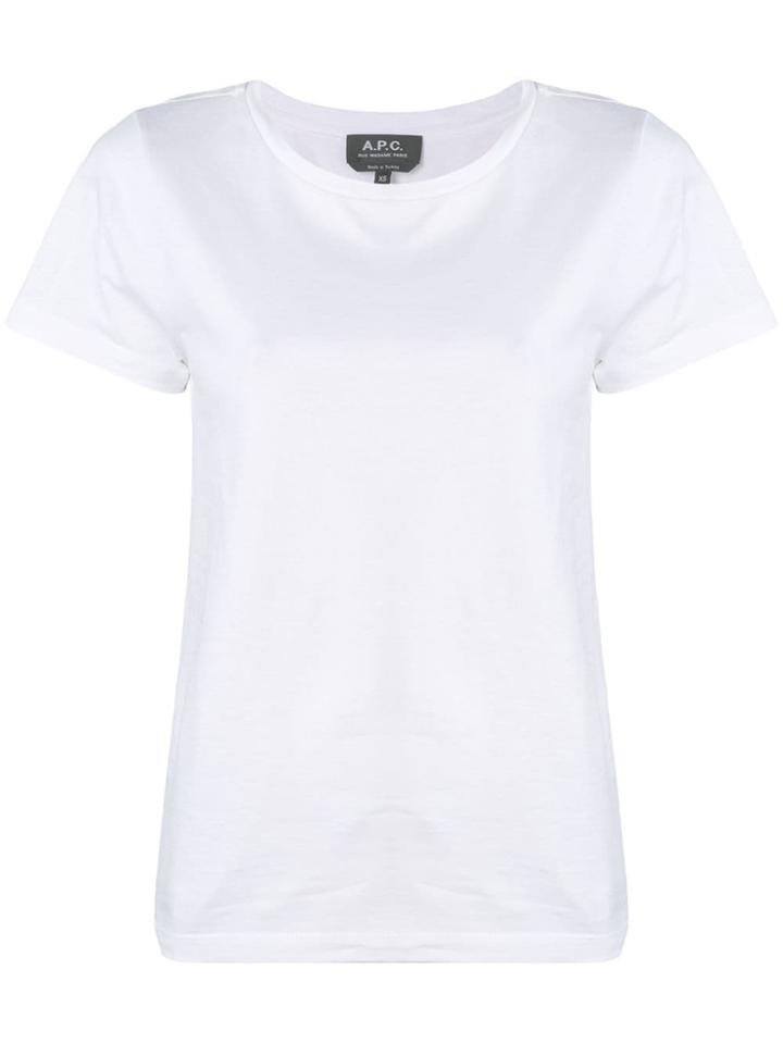 A.p.c. Fitted T-shirt - White