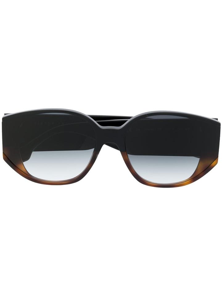 Victoria Beckham Oval Frame Glasses - Black