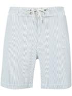 Onia - Alek 7 Striped Trunks - Men - Nylon/spandex/elastane - Xl, Blue, Nylon/spandex/elastane