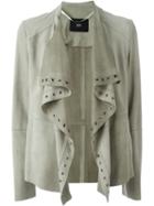 Steffen Schraut Leather Jacket, Women's, Size: 40, Green, Goat Suede