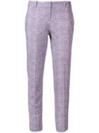 Circolo 1901 Cropped Trouser - Purple