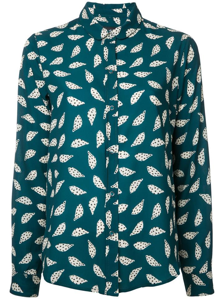 Maison Olga - 'albert' Shirt - Women - Polyester/spandex/elastane - 1, Women's, Green, Polyester/spandex/elastane