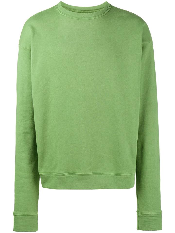 The Elder Statesman - Washed Sweatshirt - Men - Cotton - L, Green, Cotton