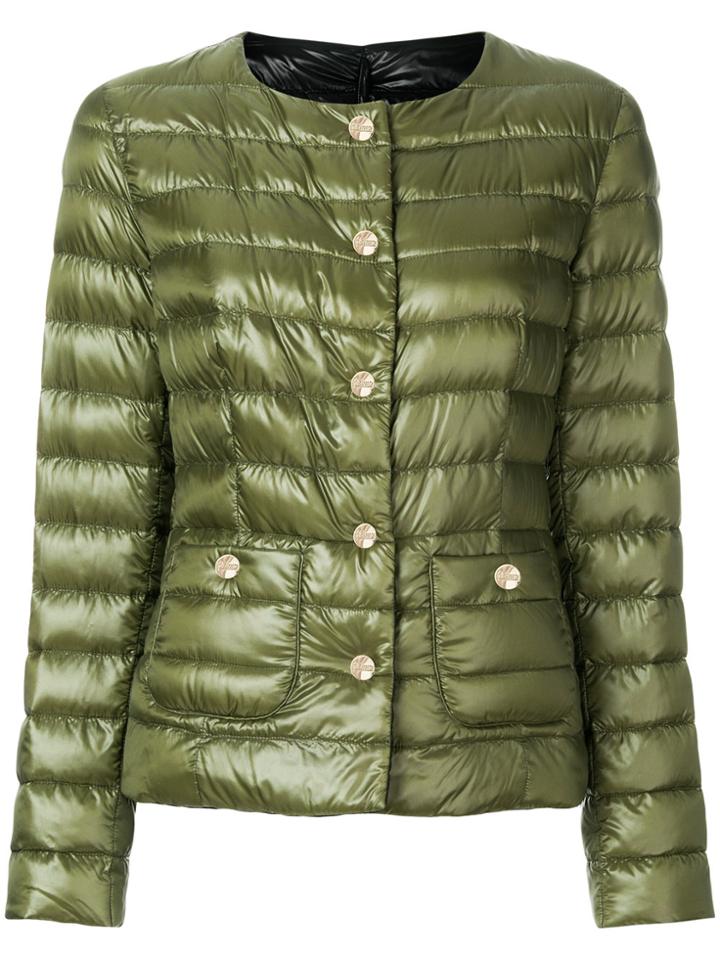 Herno Slim Fit Padded Jacket - Green