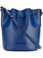 Armani Jeans - Drawstring Crossbody Bag - Women - Polyester/pvc - One Size, Women's, Blue, Polyester/pvc