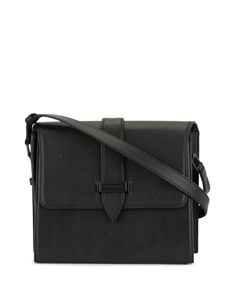 Chanel Pre-owned 1998s Logo Tote - Black