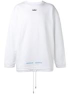 Off-white 'off' Sweatshirt, Men's, Size: Medium, White, Cotton