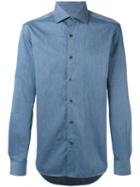 Corneliani Classic Shirt, Men's, Size: 41, Blue, Cotton