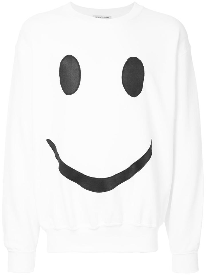 Astrid Deigner Smiley Sweatshirt - White