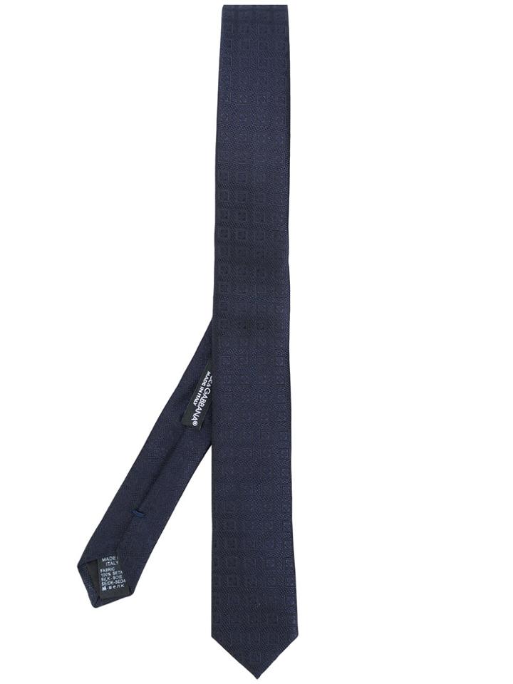 Dolce & Gabbana Jacquard Print Tie - Blue