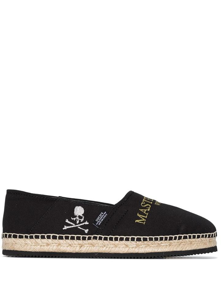 Mastermind Japan X Suicoke Skull Espadrilles - Black