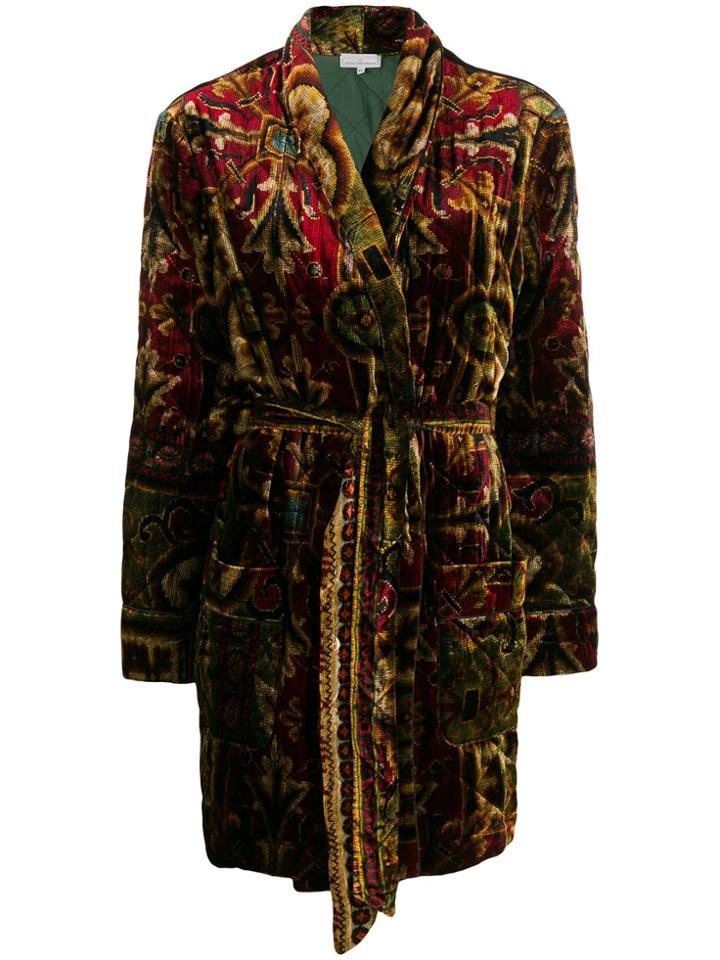 Pierre-louis Mascia Oversized Printed Jacket - Red