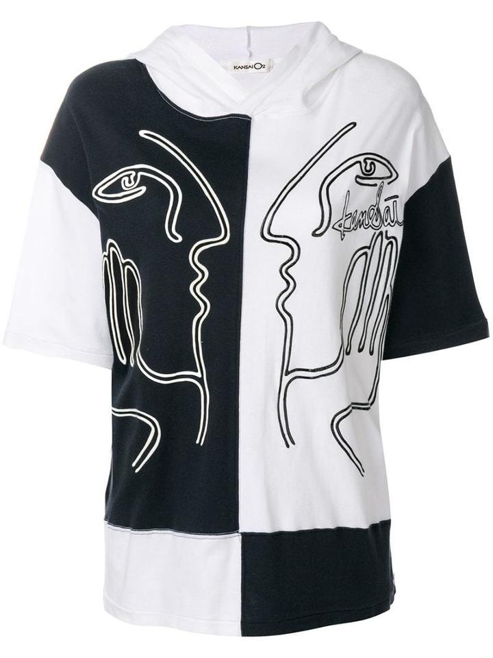 Kansai Yamamoto Pre-owned Hooded T-shirt - White