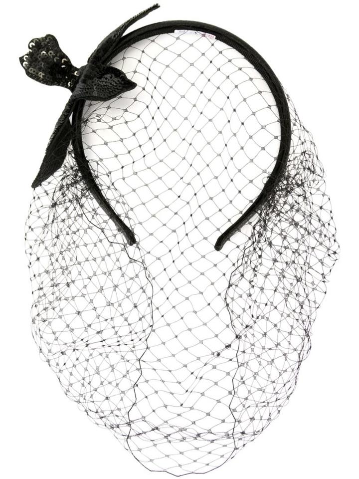 Red Valentino Sequined Bird Headband