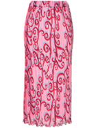 Romance Was Born Psychedelic Vine Skirt - Pink