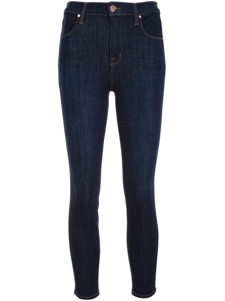 J Brand Skinny Fit Cropped Capri Jeans, Women's, Size: 24, Blue, Cotton/polyester/spandex/elastane