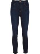 J Brand Skinny Fit Cropped Capri Jeans, Women's, Size: 24, Blue, Cotton/polyester/spandex/elastane