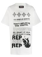 Represent Slogan Print T-shirt - White