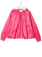 Moncler Kids Hooded Rain Jacket - Pink