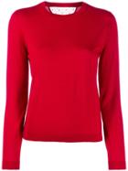 Red Valentino Long Sleeve Knitted Top