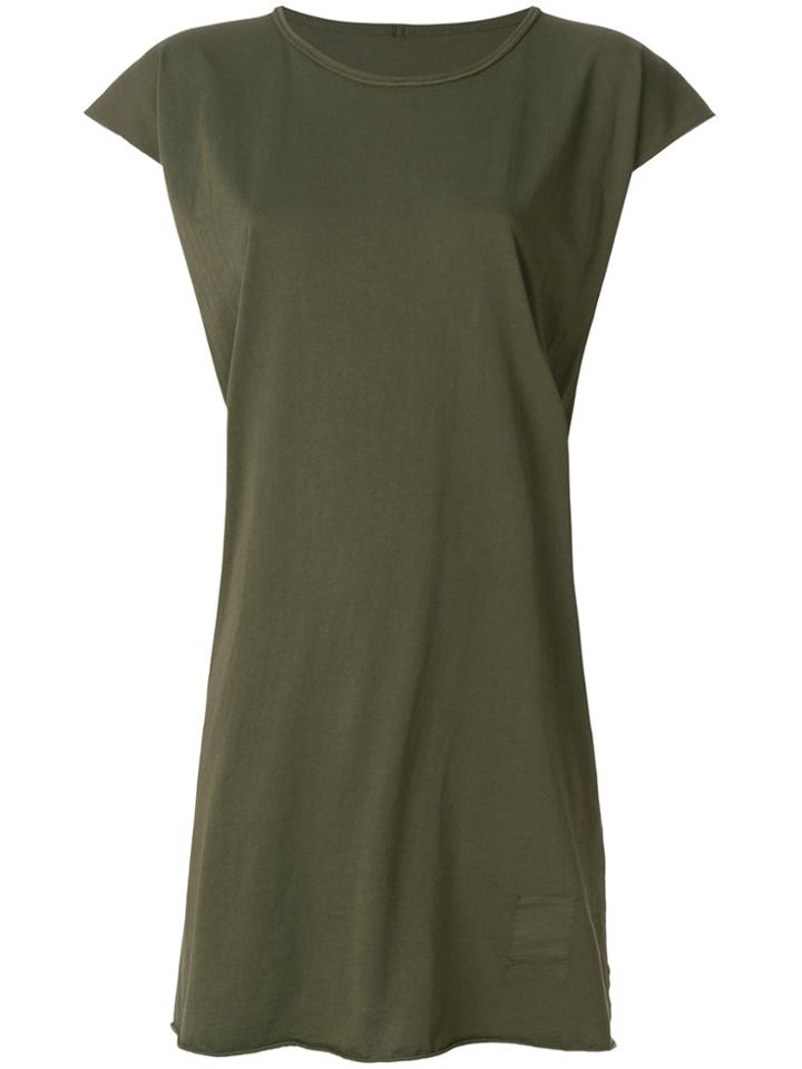 Rick Owens Drkshdw T-shirt Dress - Green