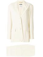 Moschino Vintage Classic Trouser Suit - Nude & Neutrals