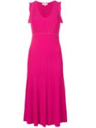 Michael Michael Kors Micro-pleated Flared Dress - Pink