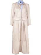 Jejia Shirt Dress With Detachable Collar - Multicolour
