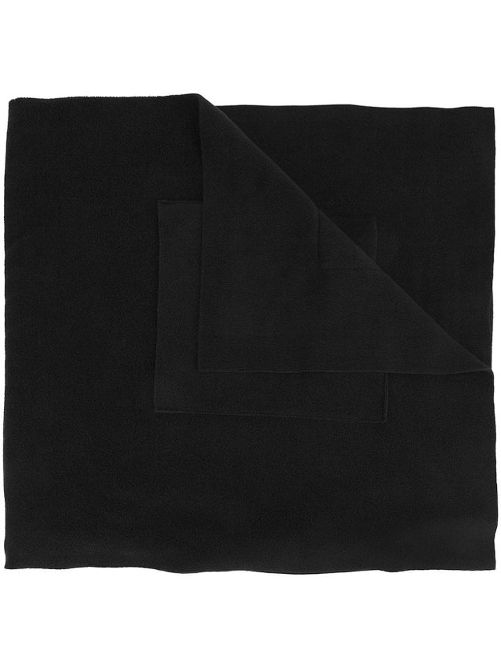 Harris Wharf London Pocket Scarf - Black