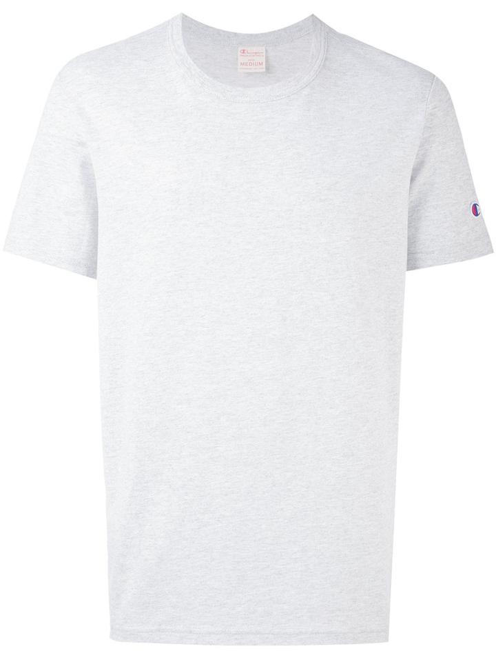Champion - Classic Plain T-shirt - Men - Cotton/polyester - L, Grey, Cotton/polyester