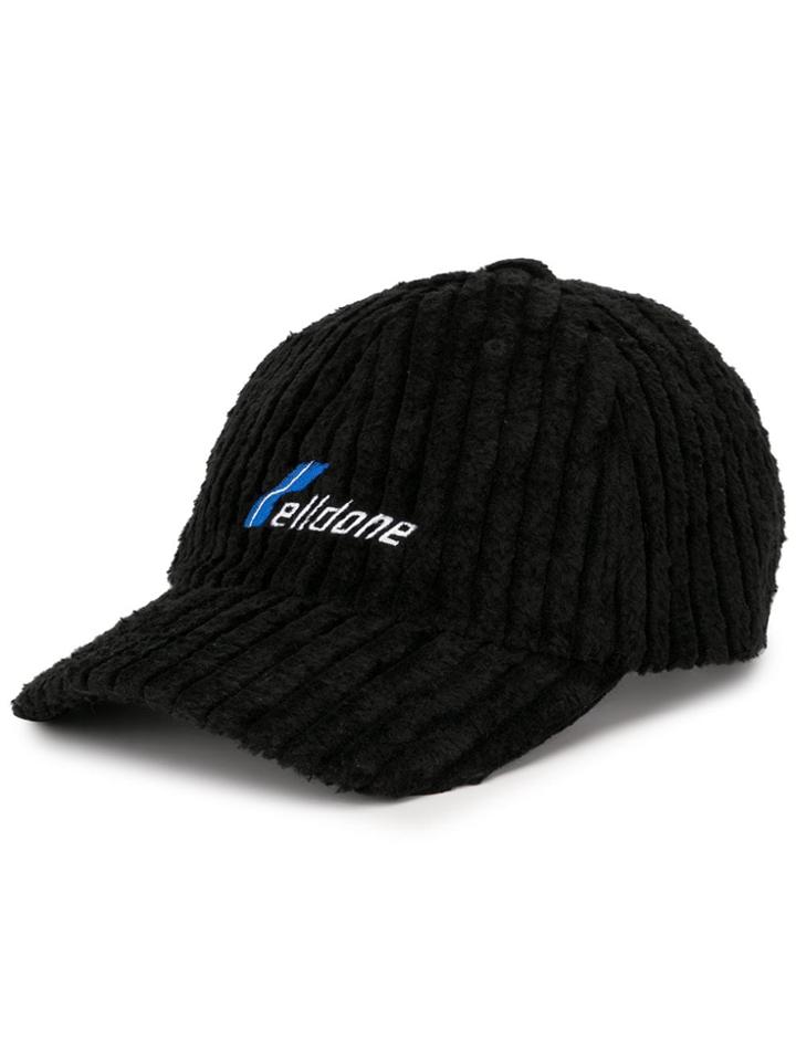 We11done Corduroy Baseball Cap - Black