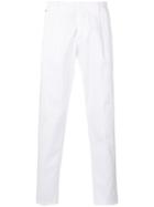 Fay - Fay Classic Trousers - Men - Cotton/spandex/elastane - 52, White, Cotton/spandex/elastane
