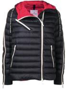 Moncler Padded Puffer-style Moto Jacket - Black