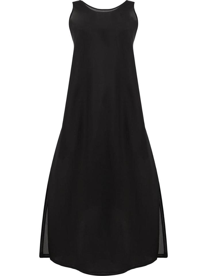 Sara Lanzi Flared Tank Dress - Black