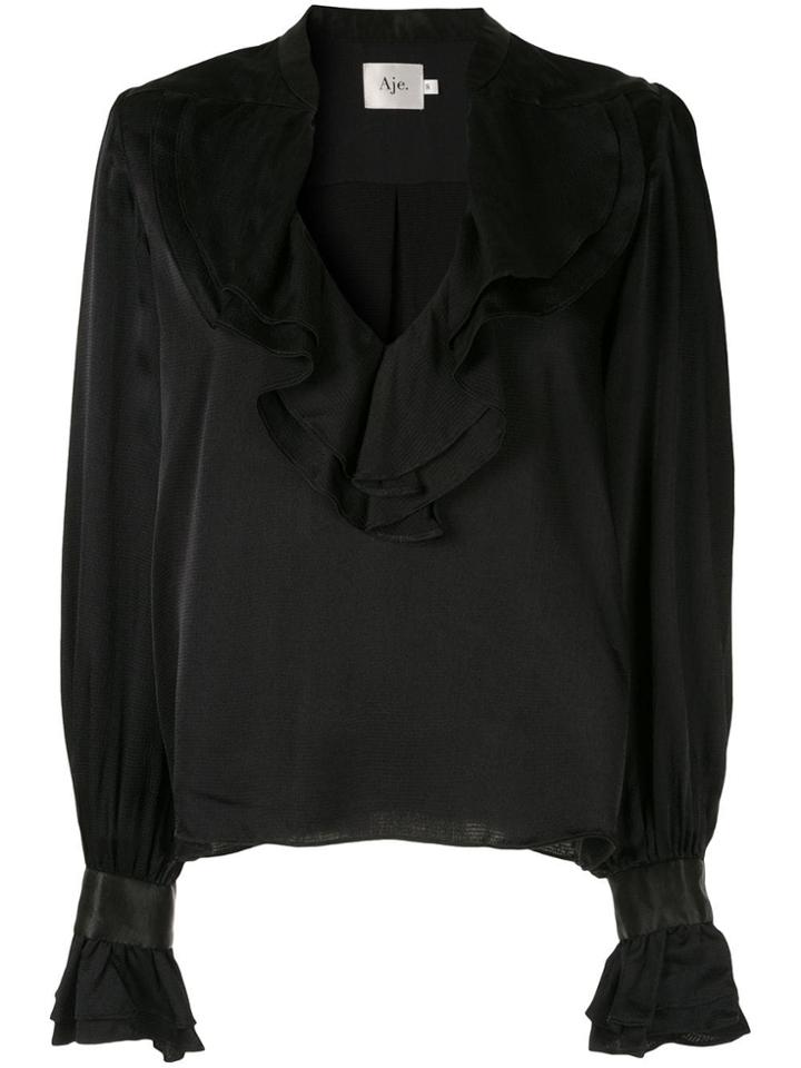 Aje Casual Blouse - Black