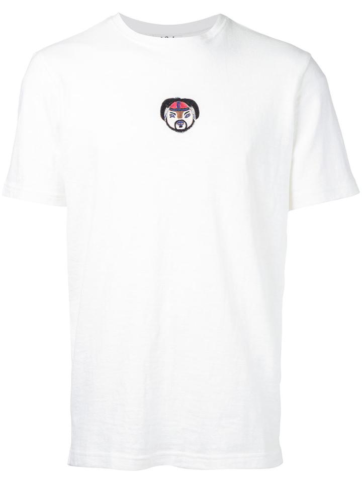 Jupe By Jackie Embroidered Figure T-shirt, Men's, Size: Small, White, Cotton/spandex/elastane
