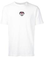Jupe By Jackie Embroidered Figure T-shirt, Men's, Size: Small, White, Cotton/spandex/elastane