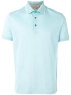Canali Classic Polo Shirt, Men's, Size: 48, Green, Cotton