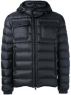 Moncler 'valence' Padded Jacket, Men's, Size: Vi, Black, Feather Down/polyamide