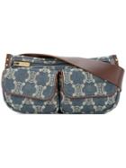 Céline Pre-owned Macadam Pattern Belt Bag - Blue