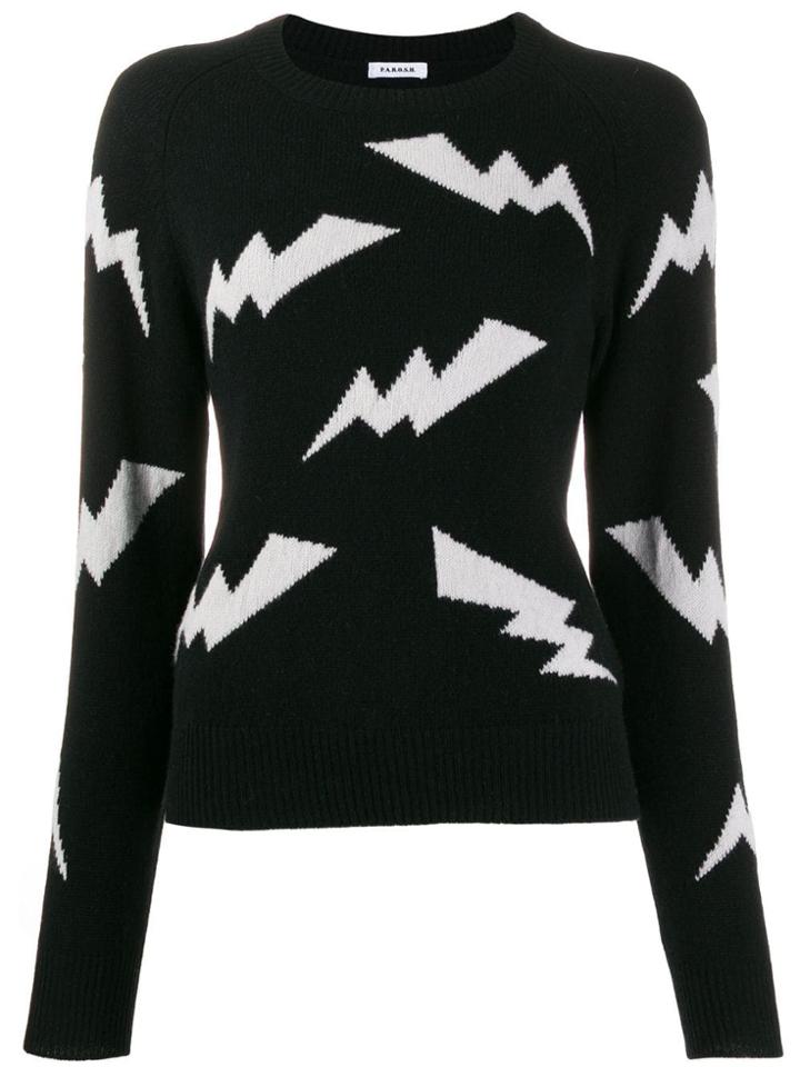 P.a.r.o.s.h. Lighting Bolt Jumper - Black