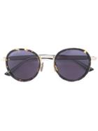 Gucci Eyewear Engraved Bridge Sunglasses, Men's, Size: 48, Black, Acetate/titanium