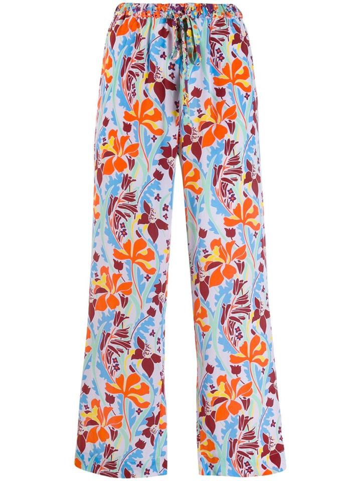 Stine Goya Truman Daffodil Print Trousers - Purple