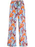 Stine Goya Truman Daffodil Print Trousers - Purple