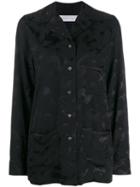 Victoria Victoria Beckham Jacquard Print Shirt - Black