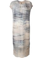 Raquel Allegra Washed Effect Boxy Dress
