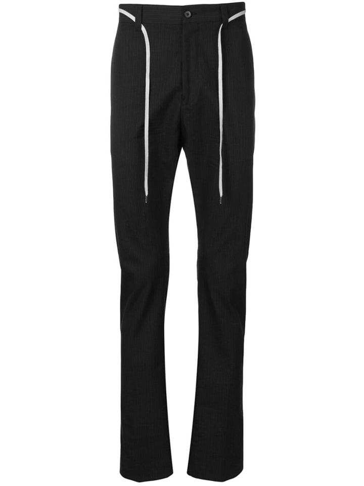 Lanvin Drawstring Waist Trousers - 29 Navy